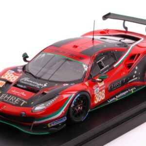 Modellino auto scala 1:43 Looksmart  FERRARI 488 GTE EVO N.388 24H LM racing modellismo statico