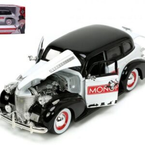 Modellino auto film Jada CHEVROLET 1939 MR. MONOPOLY 1:24 diecast modellismo statico