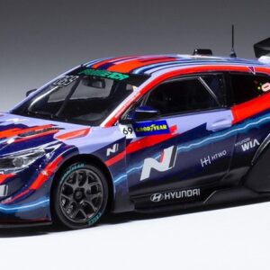 Modellino auto scala 1:43 Ixo model HYUNDAI VELOSTER N ETCR racing modellismo statico