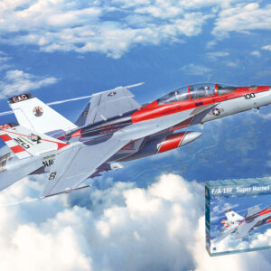 Modellino aerei da costruire model kit di montaggio Italeri  FA-18F SUPER HORNET U.S. NAVY SPECIAL COLOURS KIT 1:48 modellismo statico collezione