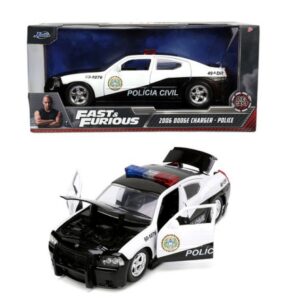Modellino auto film movie 1:24 Jada DODGE CHARGER POLICE FAST & FURIOUS diecast modellismo statico