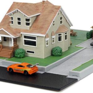Modellino auto film movie NANO DOM'S HOUSE DIORAMA FAST FURIOUS modellismo statico