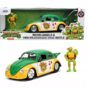 Modellino auto film movie scala 1:24 Jada VW DRAG BEETLE 1959 diecast modellismo statico