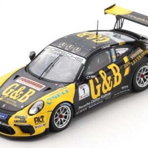 Modellino auto scala 1:43 Spark Model PORSCHE 911 GT3 CUP N.1 CARRERA CUP SCANDINAVIA CHAMPION 2021 L.SUNDAHL racing modellismo statico