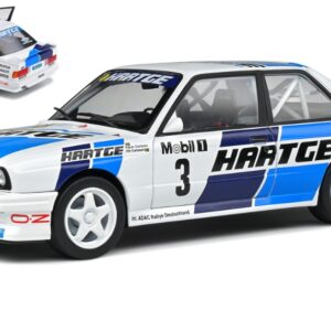 Modellino auto scala 1:18 Solido  BMW E30 M3 GR.A N.3 ADAC RALLY DEUTCHLAND 1990 CARLSSONCARLSSON racing modellismo statico