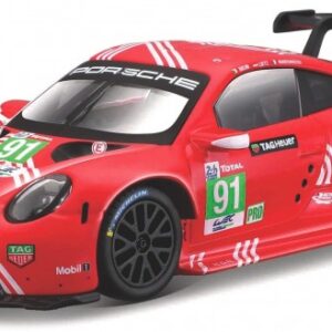 Modellino auto scala 1:24 Burago PORSCHE 911 RSR LM 2020 racing modellismo statico