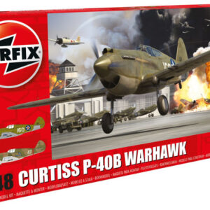 Modellino aereo da montare model kit di montaggio Airfix  CURTISS P-40B WARHAWK KIT 1:48 modellismo statico collezione