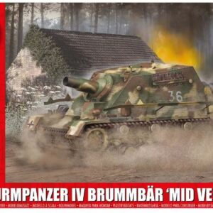 Modellino carri armati militari tank model kit Airfix  STURMPANZER IV BRUMMBAR MID VERSION KIT 1:35