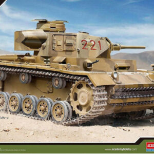 Modellino carri armati TANK model kit GERMAN PANZER III AUSF.J NORTH AFRICA KIT 1:35 modellismo statico collezione
