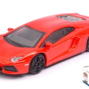 Modellino auto scala 1:43 Burago  LAMBORGHINI AVENTADOR LP700-4 2011 ORANGE diecast modellismo statico
