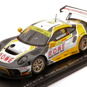 Modellino auto scala 1:43 Spark Model  PORSCHE 911 GT3 R N.99 2nd FIA GT WORLD CUP MACAU 2019 L.VANTHOOR racing modellismo statico