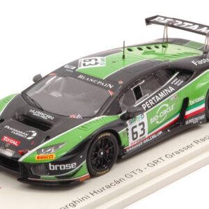 Modellino auto scala 1:43 Spark Model  LAMBORGHINI HURACAN GT3 N.63 24 H SPA 2017 BORTOLOTTI-CALDARELLI-ENGELHA racing modellismo statico