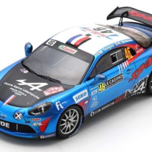 Modellino auto rally scala 1:43 Spark Model ALPINE A110 N.46 MONTE CARLO 2022 M.GUIGOU-K.BRONNER rallye modellismo statico