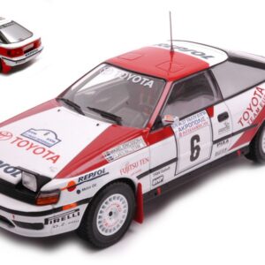 Modellino auto rally scala 1:24 Ixo Model  TOYOTA CELICA GT-FOUR N.6 RALLY ACROPOLIS 1990 ERICSSONBILLSTAM 1:24 rallye modellismo statico