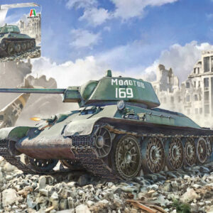 Modellino carri armati TANK model kit di montaggio Italeri  T-3476 MODEL 1943 KIT 1:35 modellismo statico collezione