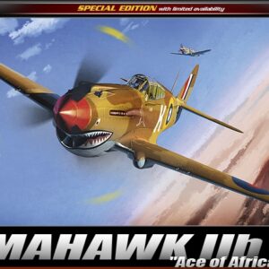 Modellino aerei da costruire model kit di montaggio Academy  TOMAHAWK LLB ACE OF AFRICAN FRONT KIT 1:48 da combattimento modellismo statico collezione