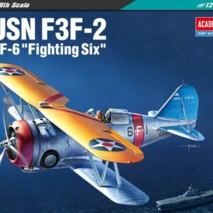 Modellino aerei da costruire model kit USN F3F-2 VF-6 FIGHTING SIX KIT 1:48 da combattimento modellismo statico collezione