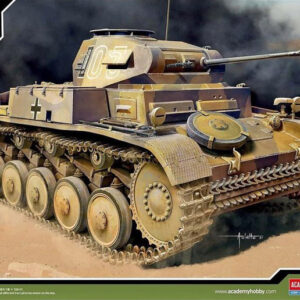 Modellino carri armati TANK model kit di montaggio Academy GERMAN PANZER II AUSF.F NORTH AFRICA KIT 1:35 modellismo statico collezione