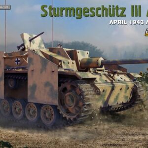 Modellino carri armati TANK model kit di montaggio Miniart  STURMGESCHUTZ III AUSF.G APRIL 1943 KIT 1:35 modellismo statico collezione