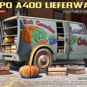 Modellino camion mezzi militari kit di montaggio Miniart  TEMPO A400 LIEFERWAGEN VEGETABLE DELIVERY VAN KIT 1:35 modellismo statico collezione
