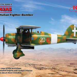 Modellino aerei da costruire combattimento model kit di montaggio   CR.42AS WWII ITALIAN FIGHTER BOMBER KIT 1:32 modellismo statico collezione