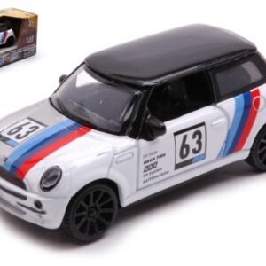 Modellino auto scala 1:43 MINI COOPER GT RACING RED racing modellismo statico