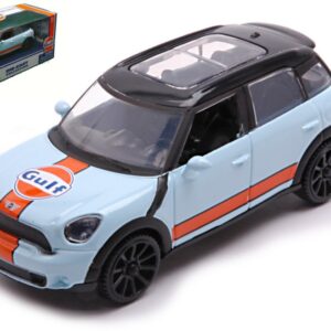 Modellino auto scala 1:43 MINI COOPER S COUNTRYMAN GULF  racing modellismo statico