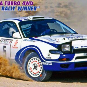 Modellino auto rally kit di montaggio Hasegawa  TOYOTA CELICA TURBO 4WD 1994 QATAR RALLY KIT 1:24 model kit modellismo statico