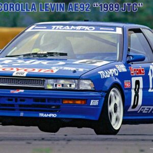 Modellino auto rally kit di montaggio Hasegawa  BIYO TOM TOYOTA COROLLA LEVIN AE92 1989 JTC KIT 1:24 model kit modellismo statico