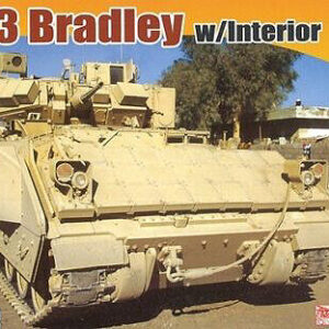 Modellino carri armati TANK model kit di montaggio Dragon M2A3 BRADLEY WINTERIOR KIT 1:72 modellismo statico collezione