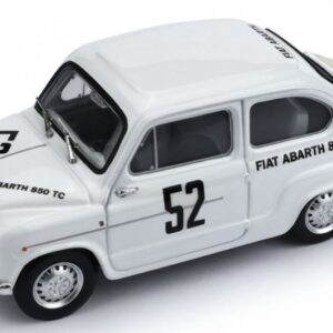 Modellino auto scala 1:43 Brumm  FIAT ABARTH 850 N.52 WINNER 500Km NURBURGRING 1962 E.FURTMAYR racing modellismo statico