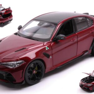 Modellino auto scala 1:18 Burago  ALFA ROMEO GIULIA GTA 2020  RED diecast modellismo statico