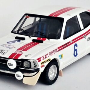 Modellino auto rally scala 1:43 Trofeu  TOYOTA COROLLA LEVIN N.6 ACROPOLIS RALLY 1975 ANDERSSONHERTZ modellismo statico collezione