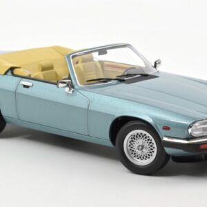 Modellino auto scala 1:18 Norev  JAGUAR XJ-S 5.3 H.E.CONVERTIBLE 1988  BLUE diecast modellismo statico