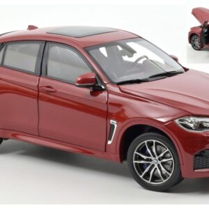 Modellino auto scala 1:18 Norev BMW X6 M 2015 RED diecast modellismo statico