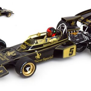Modellino auto formula 1 F1 scala 1:18 LOTUS 72D N.5 JPS SPAIN GP 1972 FITTIPALDI modellismo statico collezione