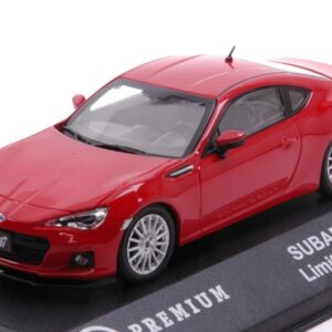Modellino auto scala 1:43 Triple 9 SUBARU BRZ STI TS 2013 RED diecast modellismo statico