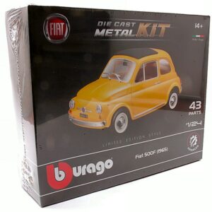 Modellino auto kit di montaggio da montare Burago  FIAT 500F 1965 KIT 1:24 modellismo statico collezione