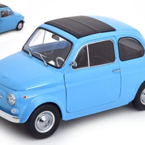 Modellino auto scala 1:12 KK Scale  FIAT 500 F 1968 BLUE modellismo statico collezione