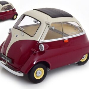Modellino auto scala 1:12 KK Scale  BMW 250 ISETTA 1959  RED GREY  modellismo statico collezione