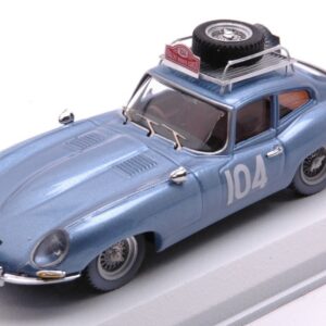 Modellino auto rally scala 1:43 Best Model  JAGUAR E N.104 EALLY MONTE CARLO 1965 PINDFER-POLLAND modellismo statico collezione
