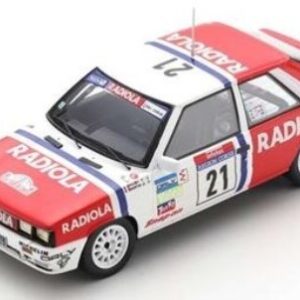 Modellino auto rally scala 1:43 Spark Model RENAULT 11 N.21 TOUR DE CORSE RALLY DE FRANCE 1987 ROUBY-MARTIN modellismo statico collezione