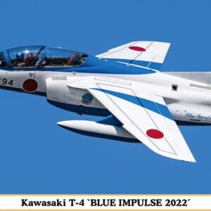 Modellino aerei da costruire model kit di montaggio Hasegawa  KAWASAKI T-4 BLUE IMPULSE 2022 KIT 1:48 modellismo statico collezione