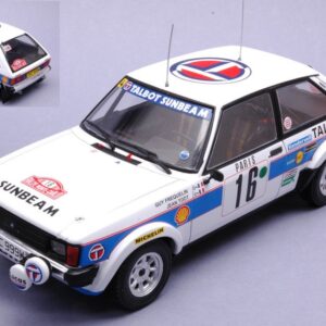 Modellino auto scala 1:24 Ixo TALBOT SUNBEAM LOTUS RALLY MONTE CARLO 1981 FREQUELINTODT modellismo statico collezione