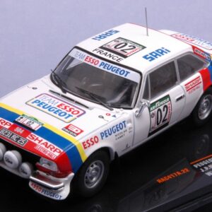 Modellino auto rally scala 1:43 Ixo Model  PEUGEOT 504 COUPE V6 N.2 RALLY COTE D'IVOIRE 1978 NICOLASGAMET modellismo statico collezione