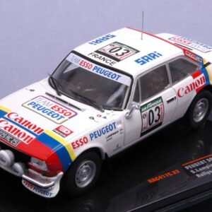 Modellino auto rally scala 1:43 Ixo Model  PEUGEOT 504 COUPE V6 N.3 RALLY COTE D'IVOIRE 1978 LAMPINENAHO modellismo statico collezione