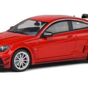 Modellino auto scala 1:43 Solido MERCEDES C63 AMG BLACK SERIES 2012 FIRE OPAL RED diecast modellismo statico