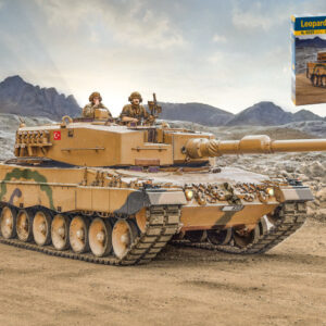 Modellino carri armati TANK model kit di montaggio Italeri LEOPARD 2A4 KIT 1:35 modellismo statico collezione