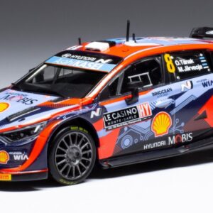 Modellino auto scala 1:43 Ixo HYUNDAI i20 N WRC RALLY MONTE CARLO 2022 TANAKJARVEOJA diecast modellismo statico