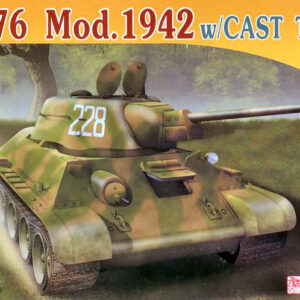 Modellino carri armati TANK model kit di montaggio Dragon T-3476 MOD.1942 CAST TURRET KIT 1:72 modellismo statico collezione